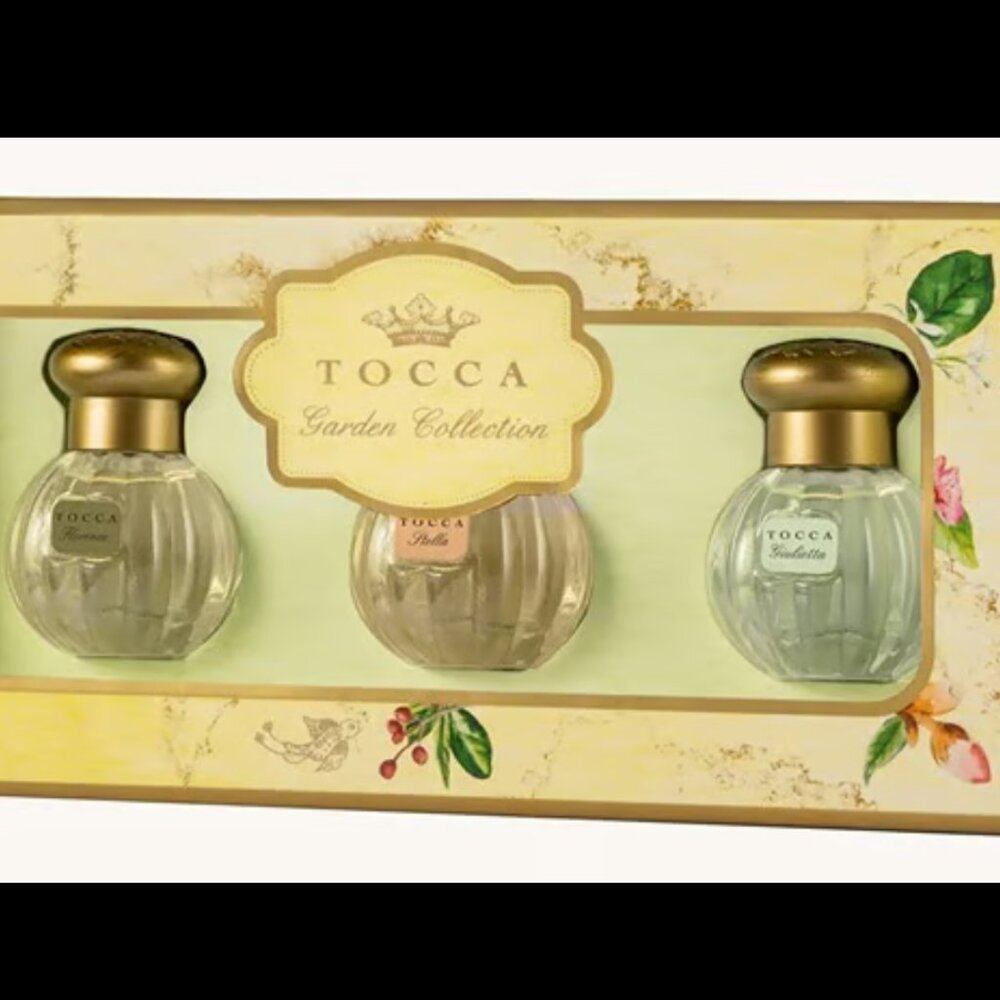 Tocca garden collection mini perfume trio